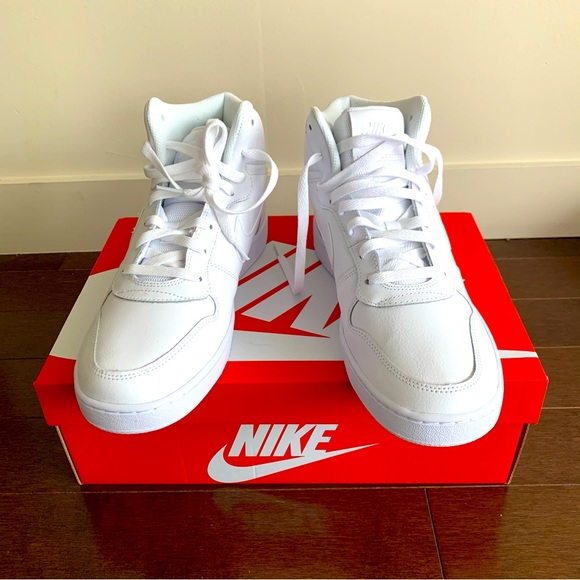 Nike Ebernon Mid. Size Men’s 9.5. Classic white. - Picture 1 of 5